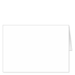 Blank notecard